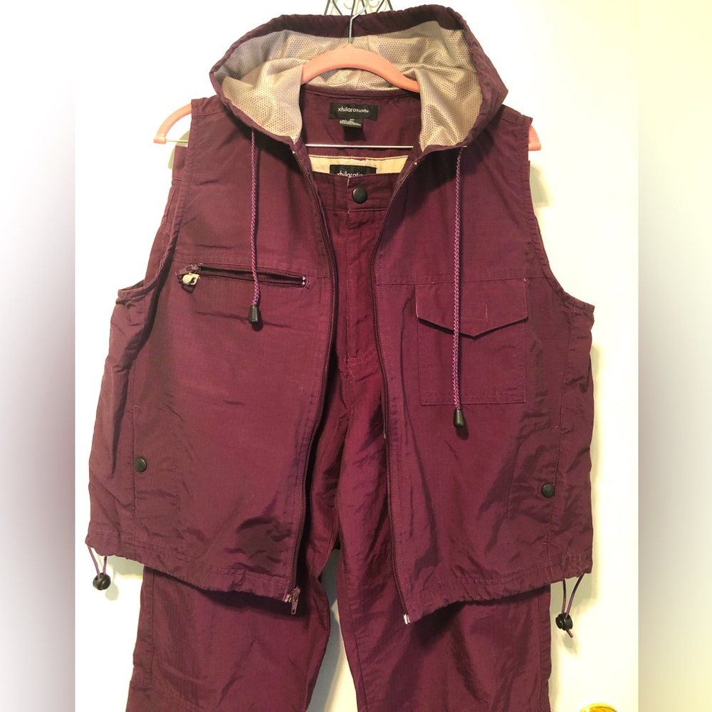 XHILARATION Set of XL Burgundy jacket and size 13 pants (Juniors). Like new!